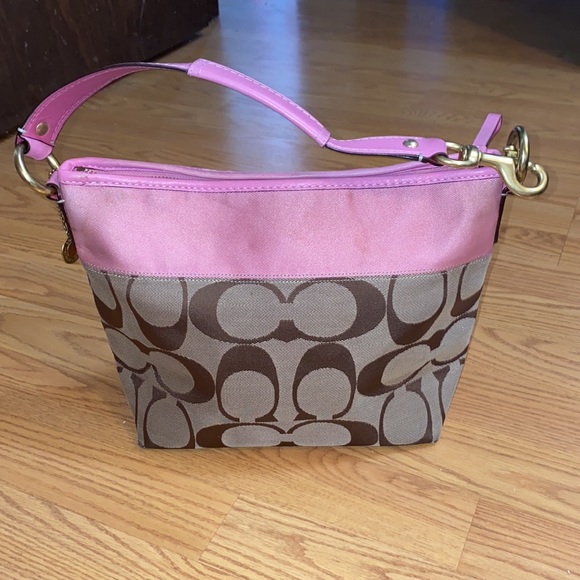 Vintage Y2K Pink Coach Purse and Matching Wallet - Picture 4 of 16